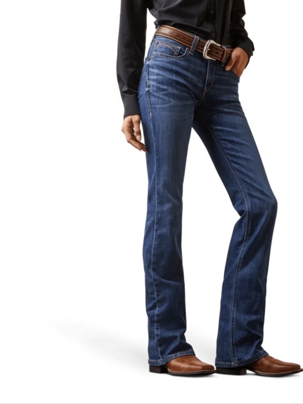 Ariat  R.E.A.L. Perfect Rise Leila Bootcut Women's Jeans Riding Western Size 26L